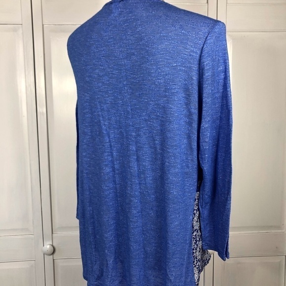 SAKS FIFTH AVENUE BOHO BANDANNA PRINT TOP l 0758 - Picture 6 of 7